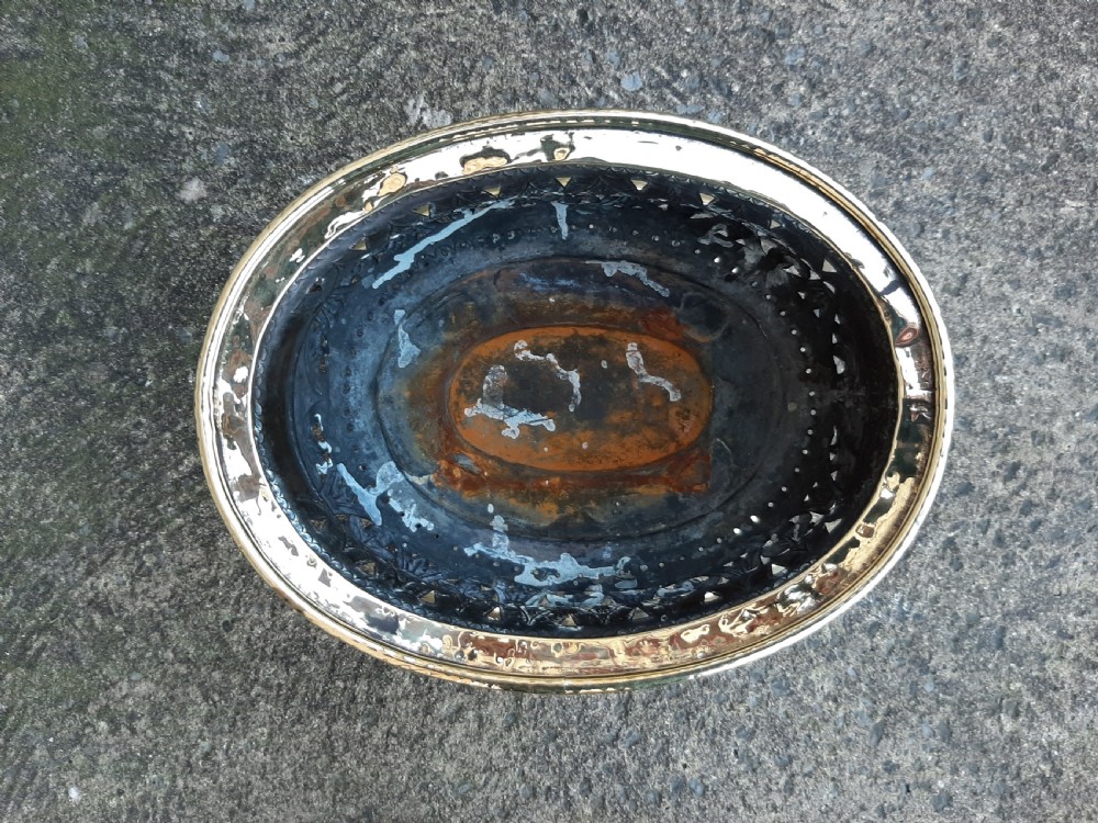 Beautiful 19th Century Pierced Brass Vase View VI