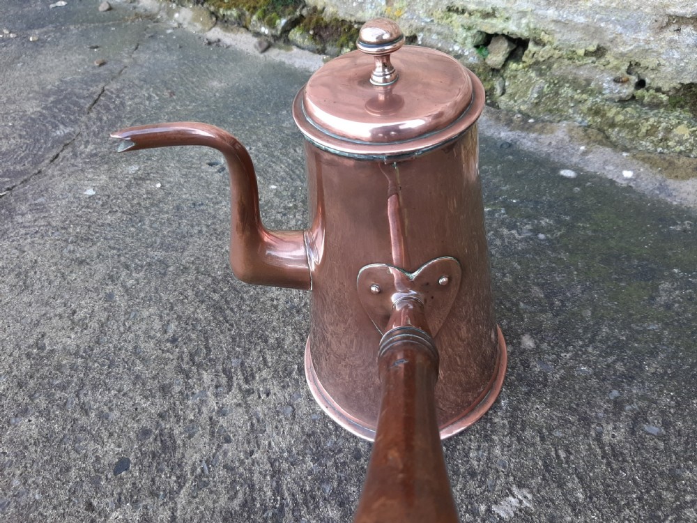18th Century Extra Large Copper Coffee Pot View III