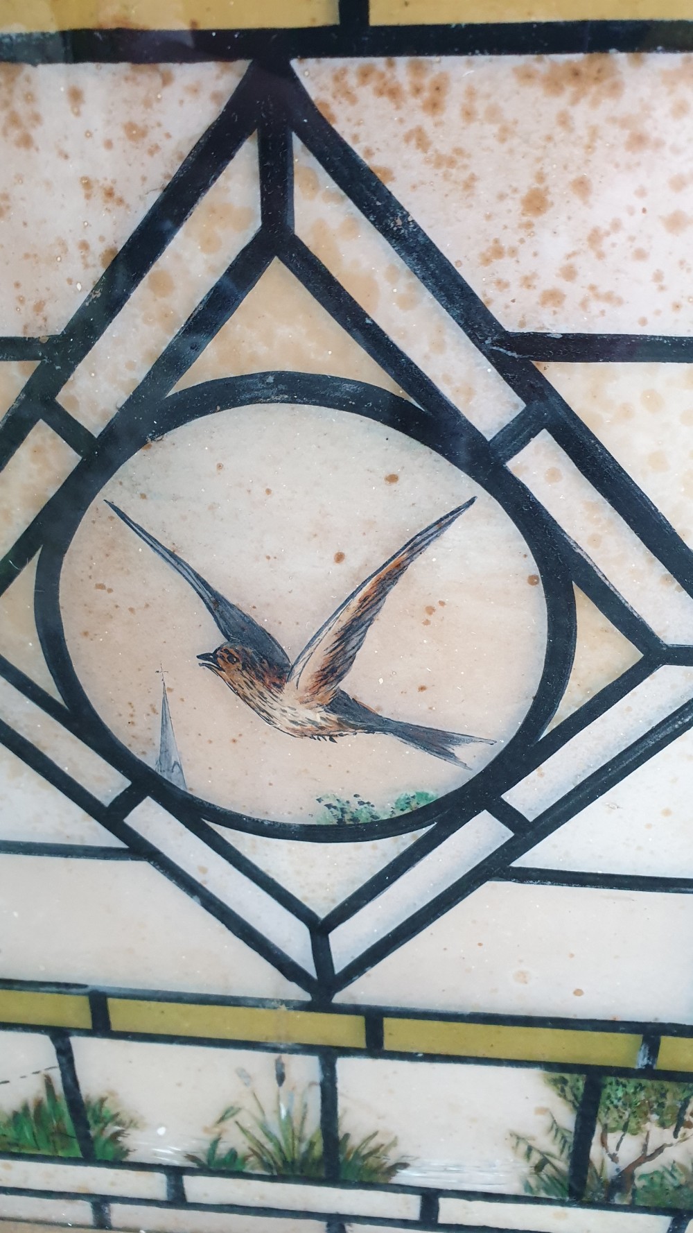 Attractive 19th Century Paintings on Glass View VII