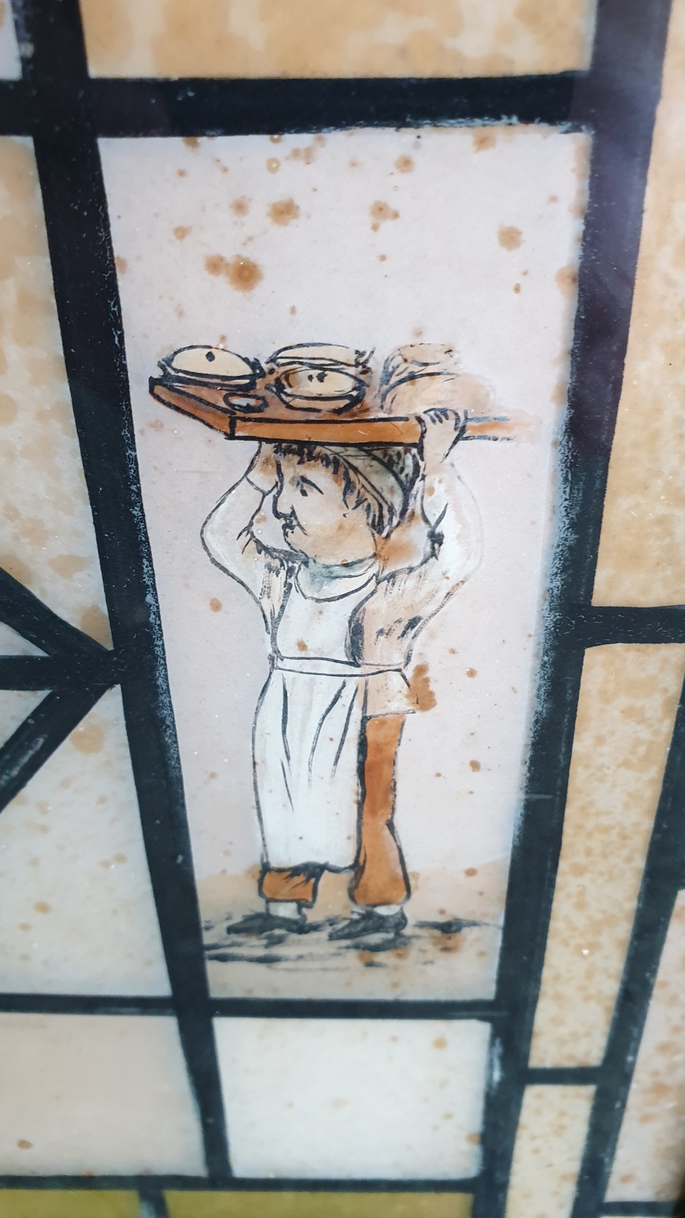 Attractive 19th Century Paintings on Glass View VIII