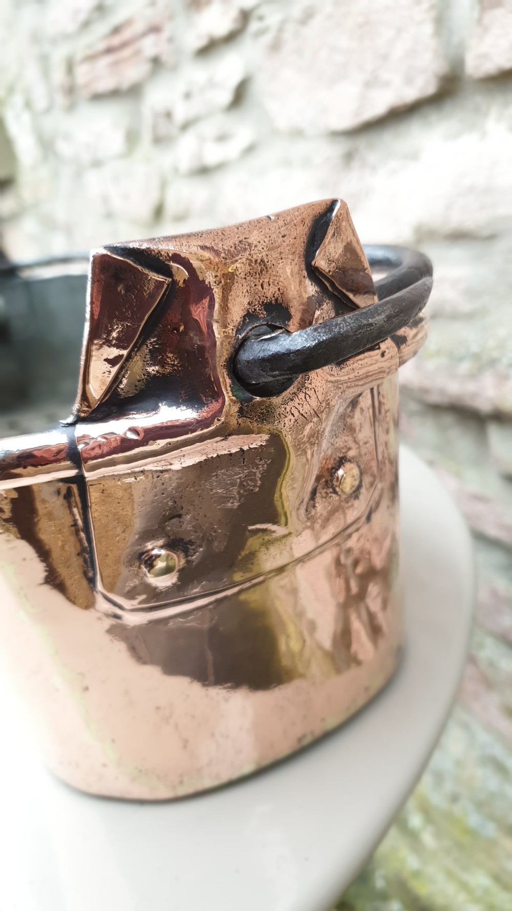 Early 19th Century Copper Fish Kettle including Liner View III