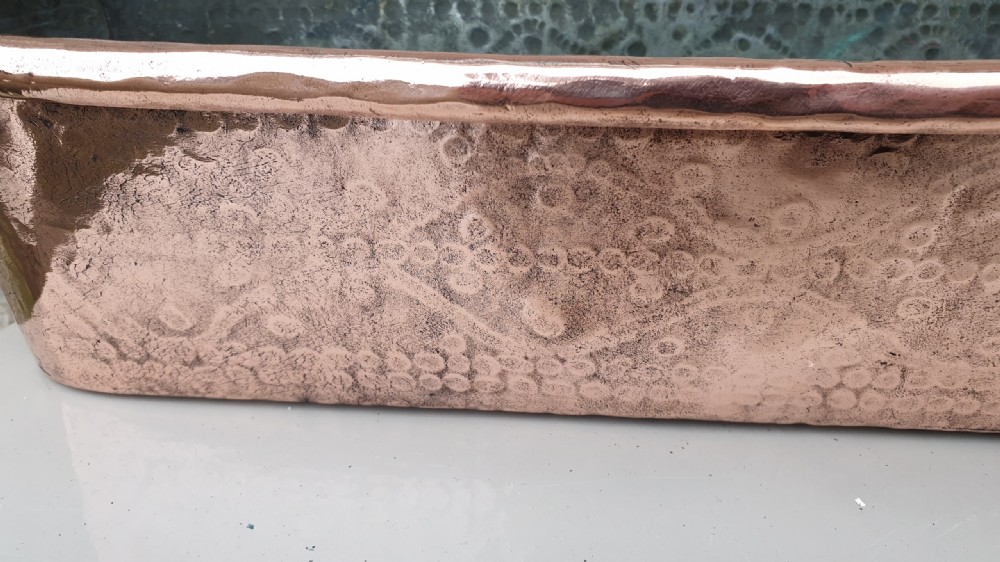 Early 19th Century Copper Fish Kettle. View II