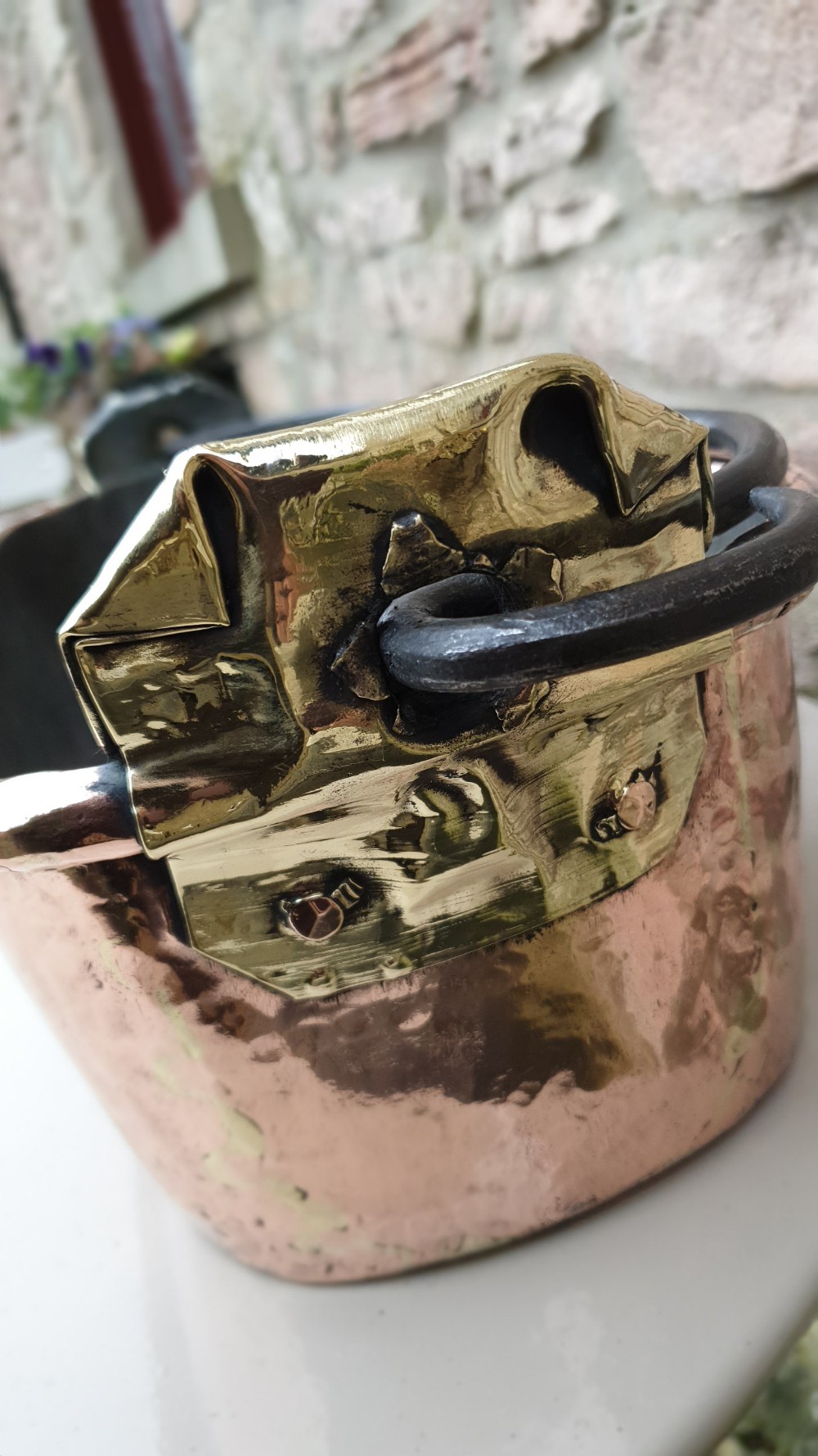 Early 19th Century Copper Fish Kettle. View IV