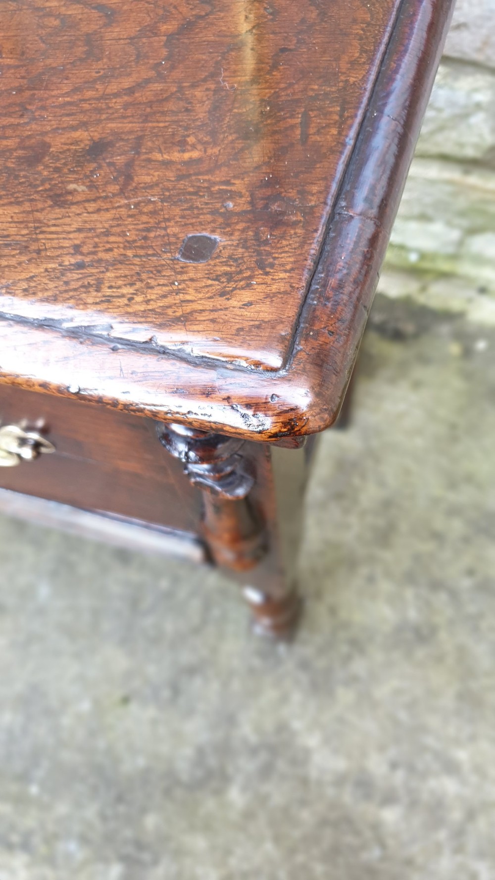 Rare Late 17th Century Charles 11  Oak Dresser View VI
