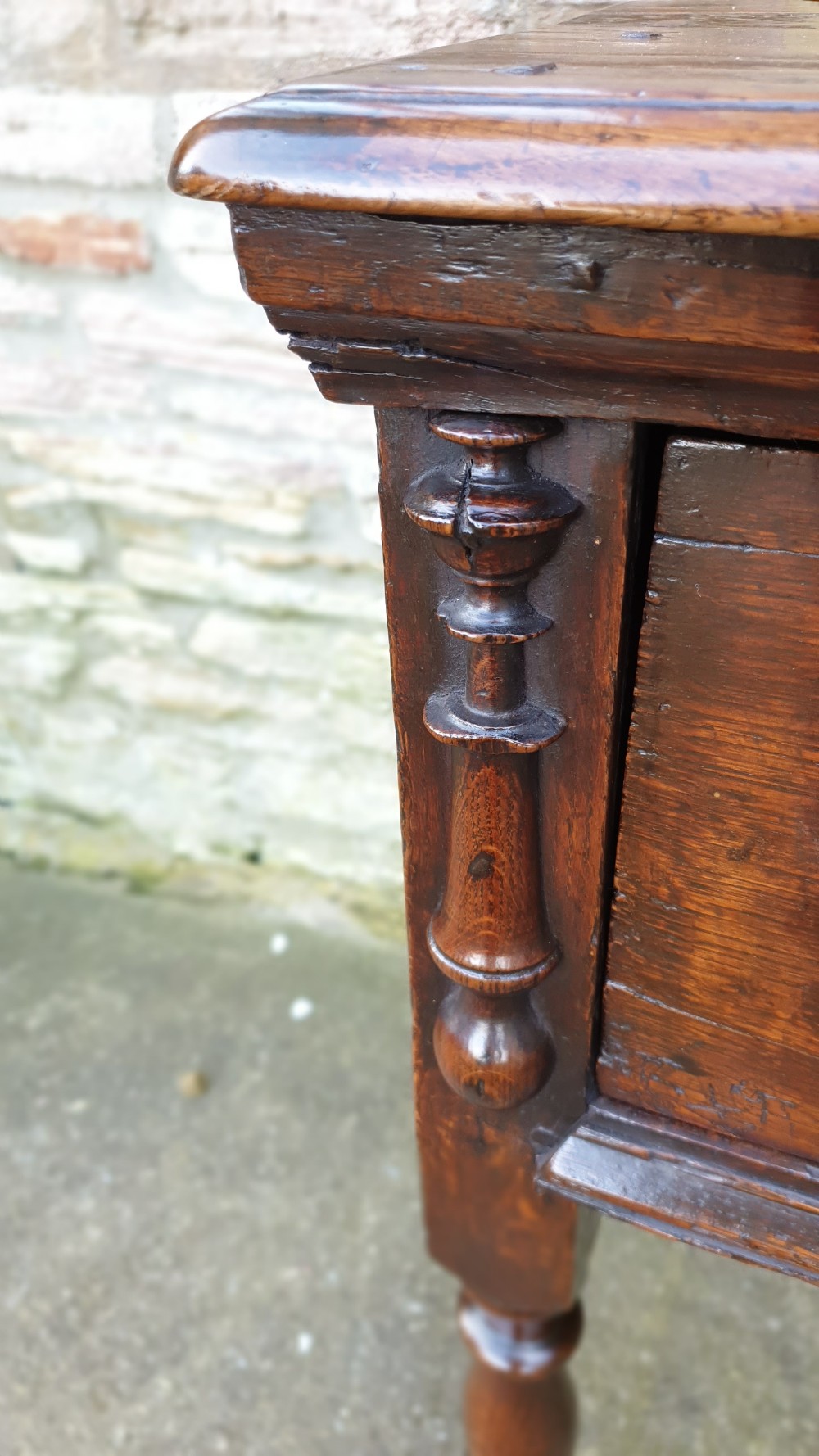 Rare Late 17th Century Charles 11  Oak Dresser View VII