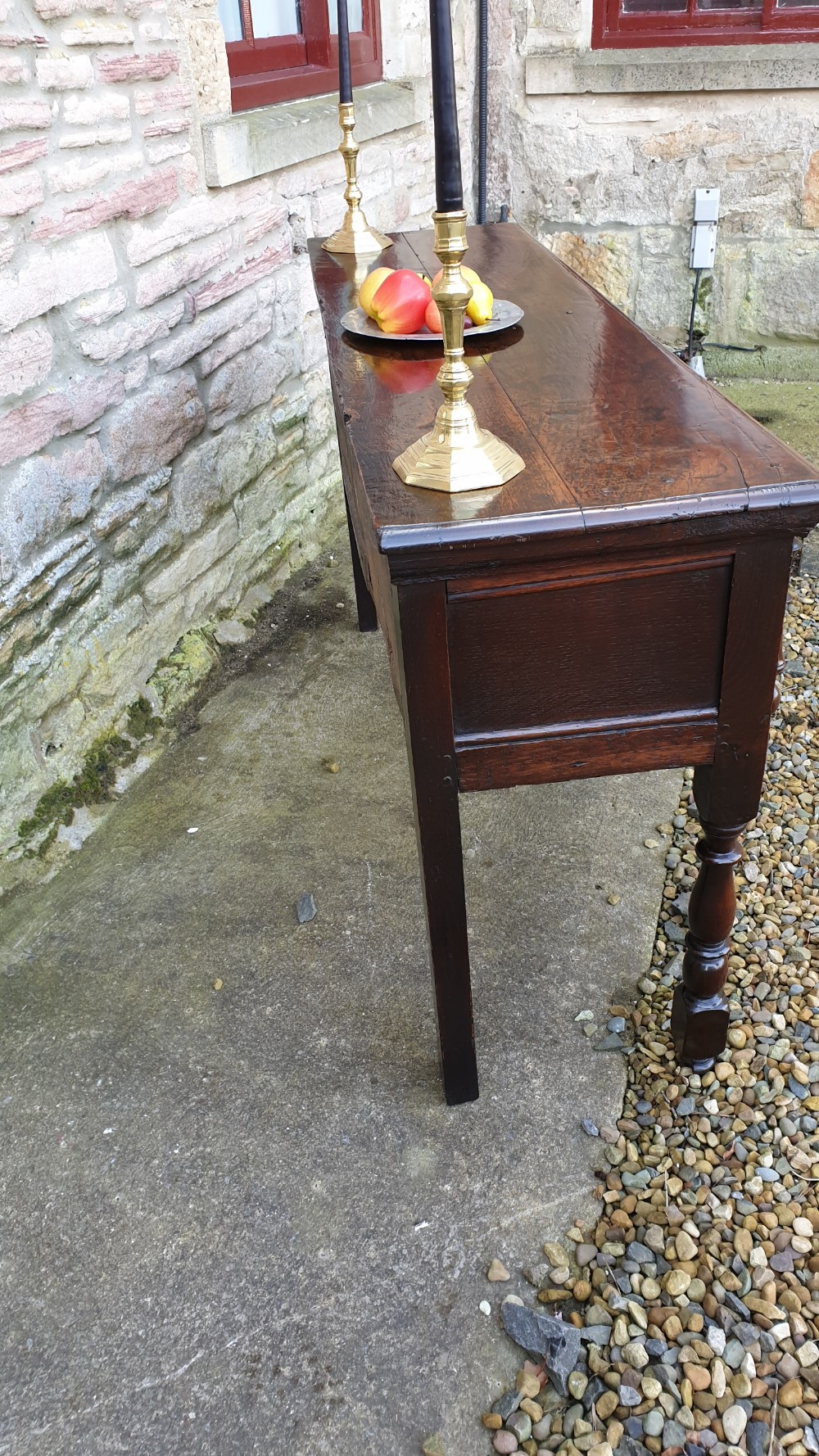 Rare Late 17th Century Charles 11  Oak Dresser View XV