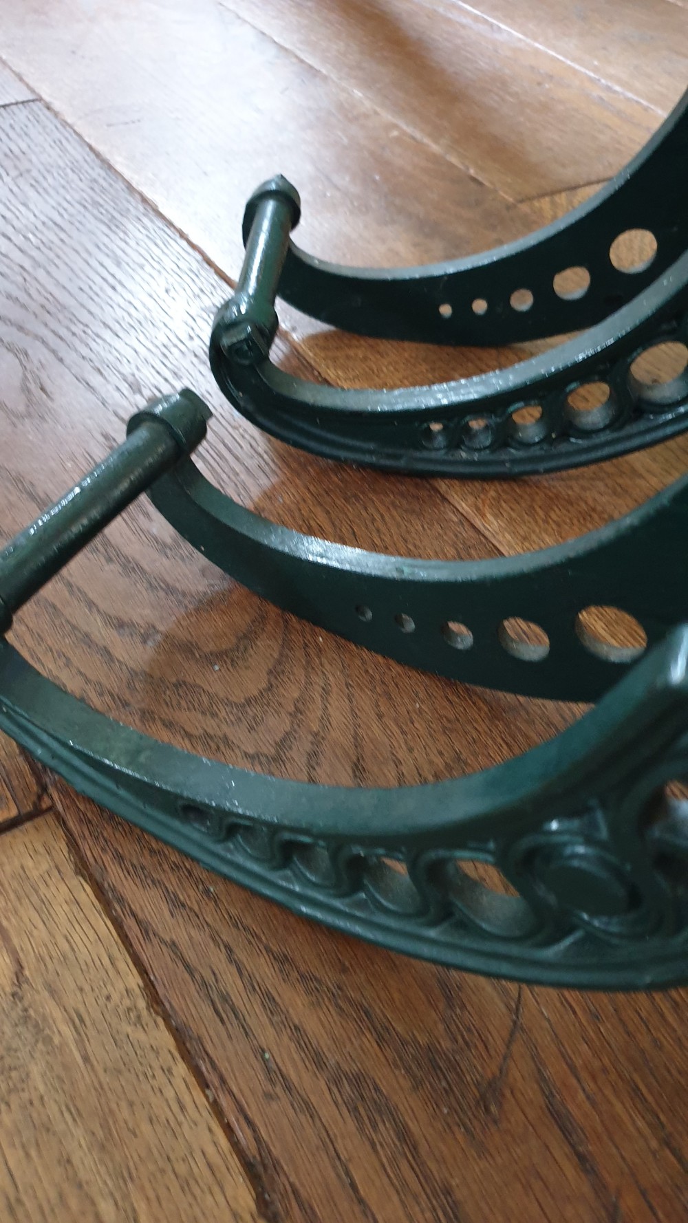 A pair of Large Display Table Cannon View V