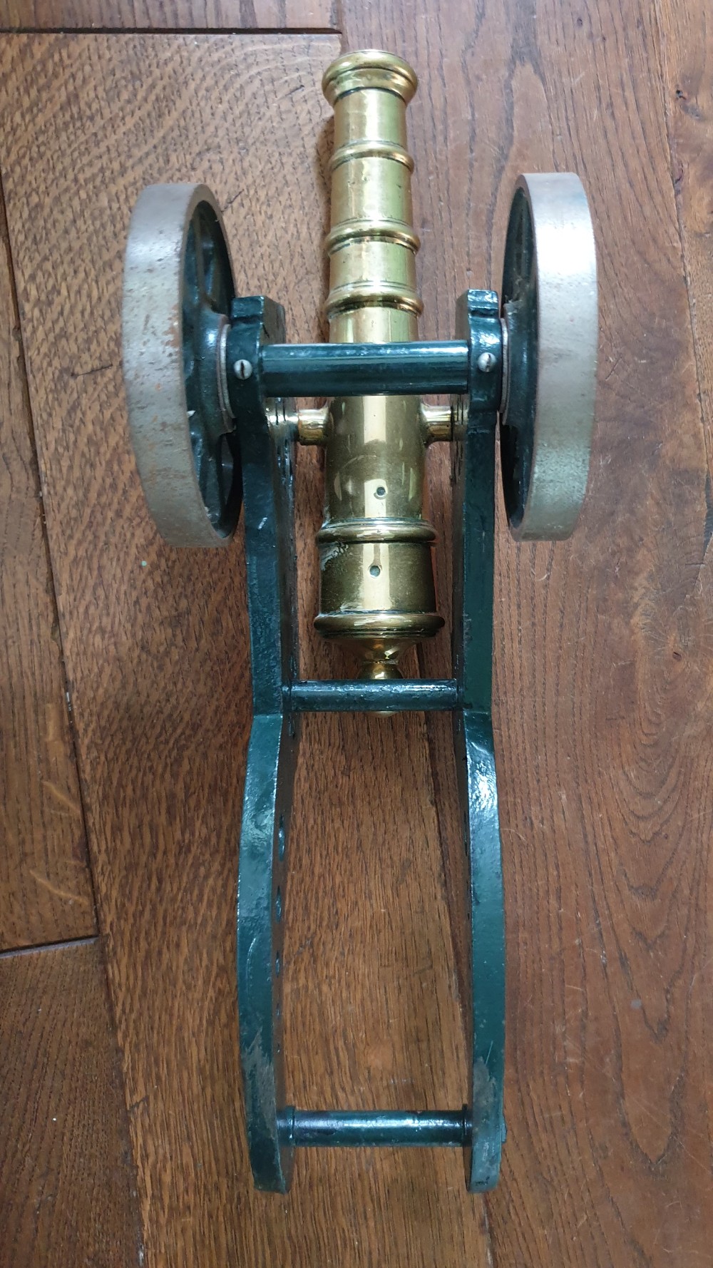 A pair of Large Display Table Cannon View VII
