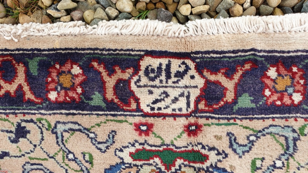 Large Room Size, Signed Antique Persian Tabriz Carpet c1930 View IV