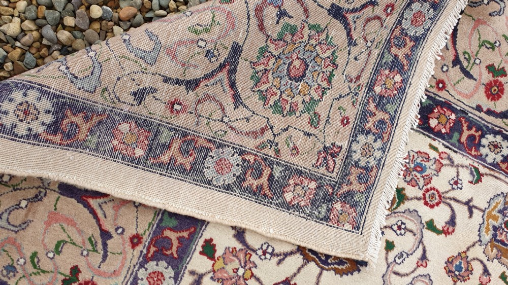 Large Room Size, Signed Antique Persian Tabriz Carpet c1930 View V