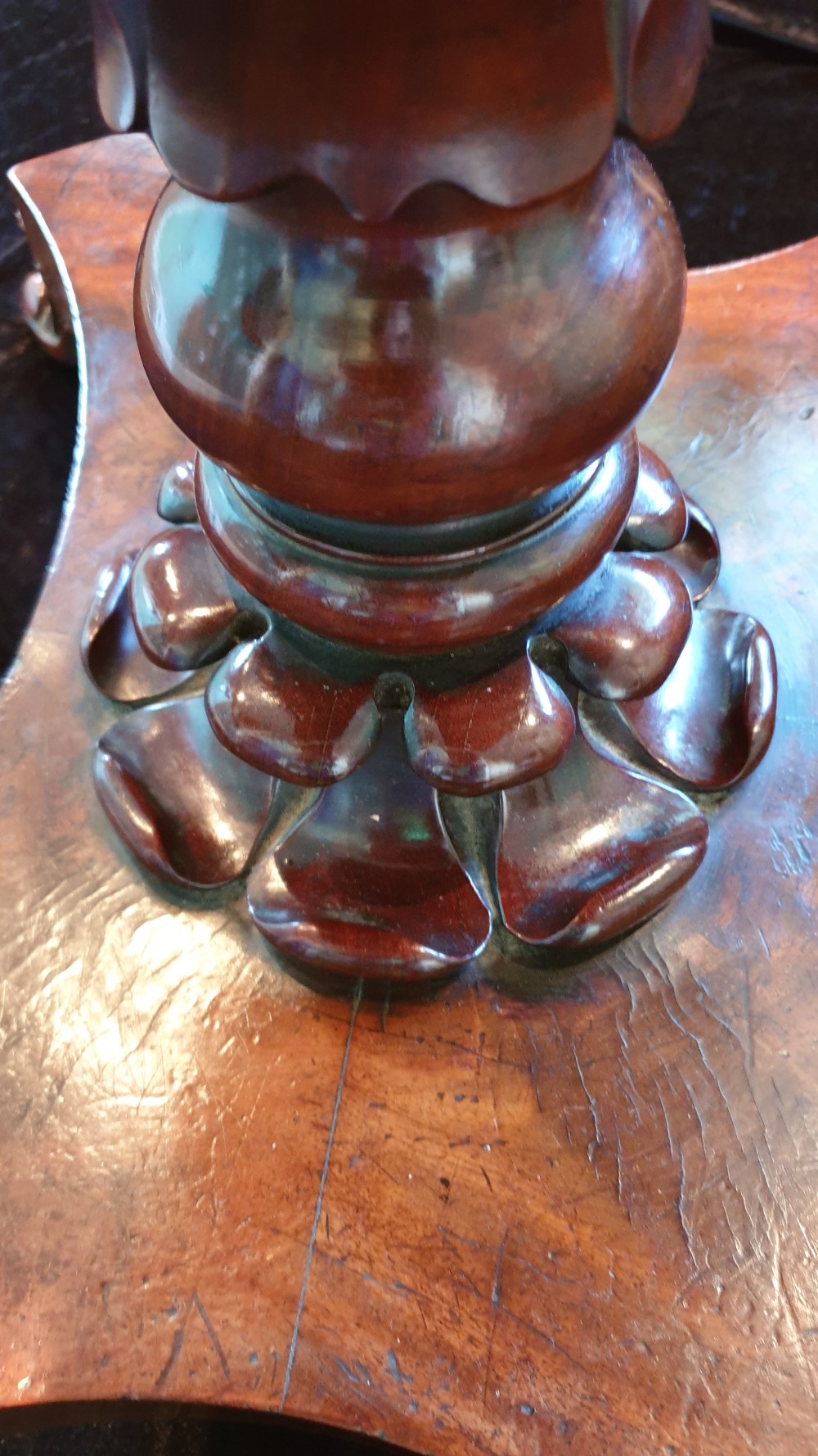 Exceptional William IV Occasional Table with Marble Top View IV