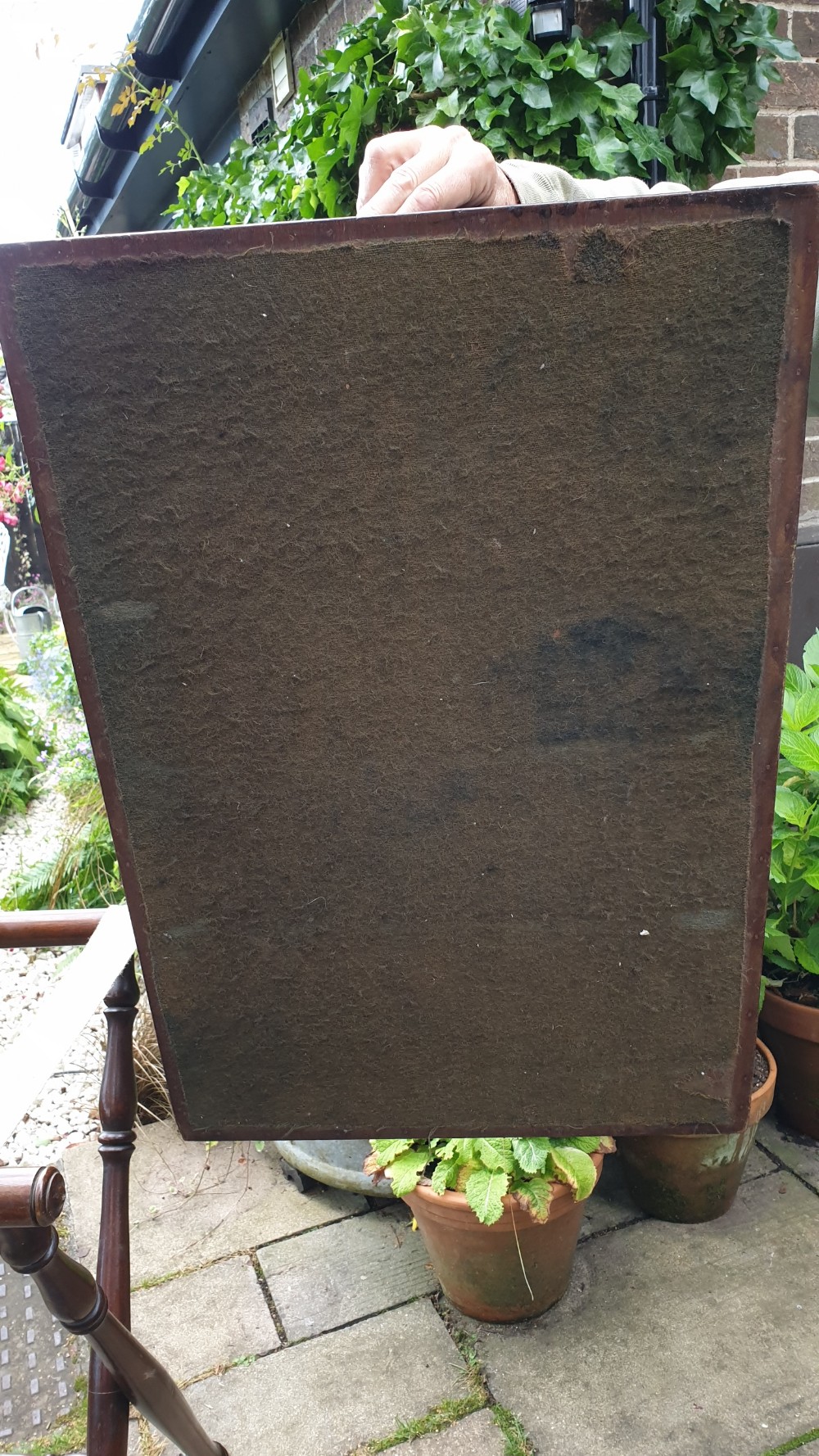 Early 19th Century Mahogany Butlers Tray with Stand View IV