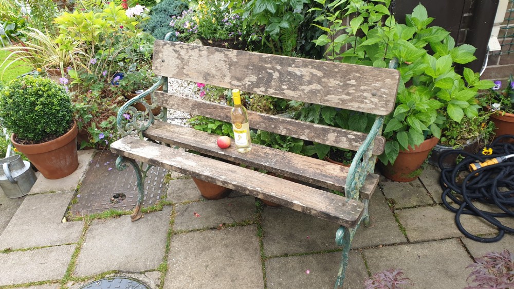 19th Century Garden Bench View V