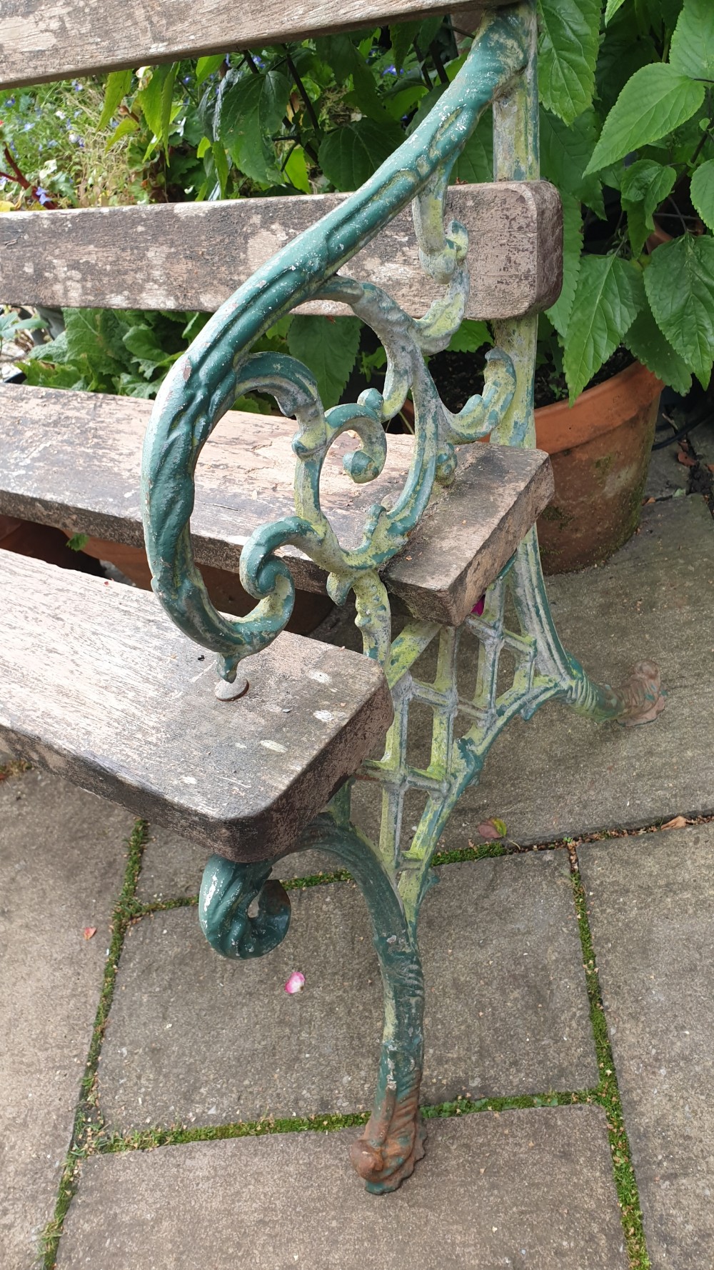 19th Century Garden Bench View VI