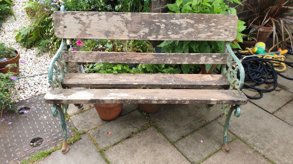 19th Century Garden Bench View II