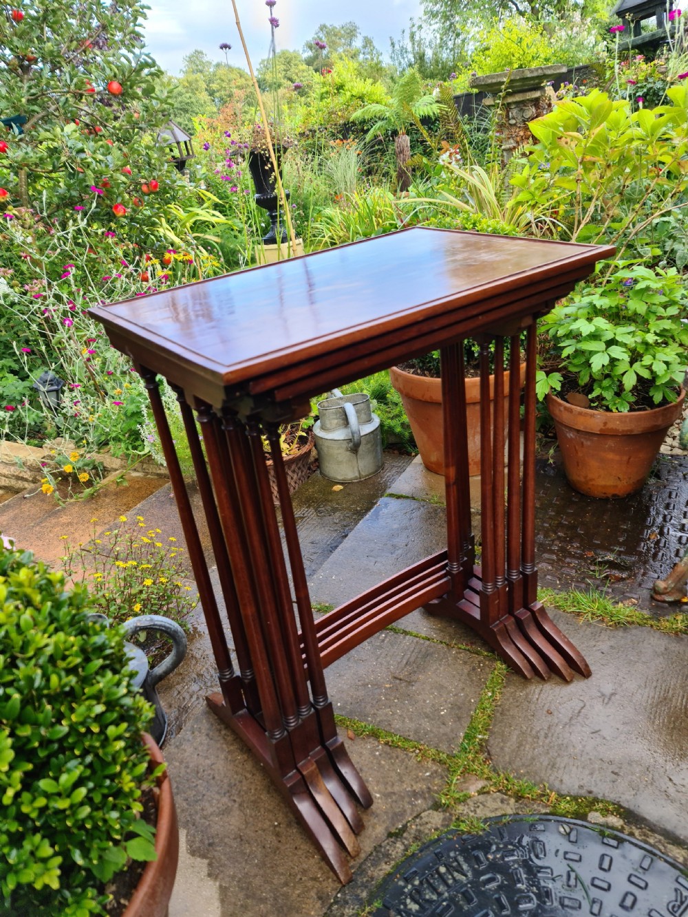 19th Century Nest of Four Tables