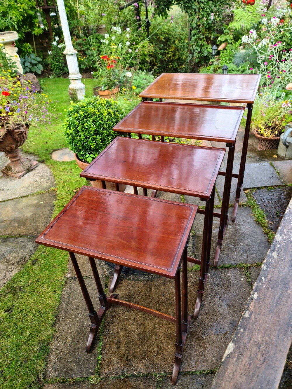 19th Century Nest of Four Tables View II