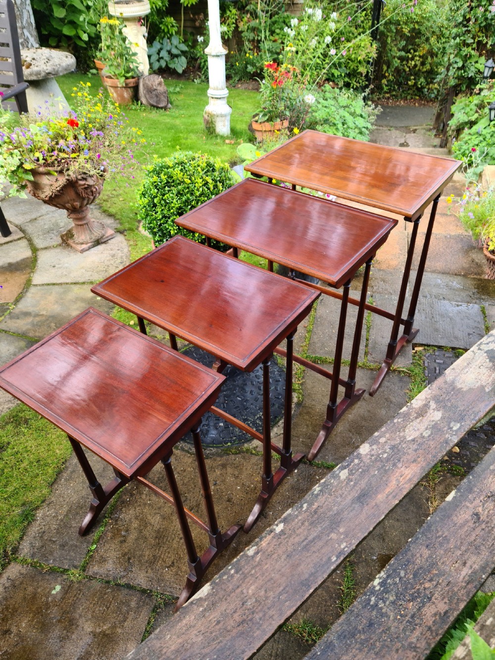 19th Century Nest of Four Tables View III