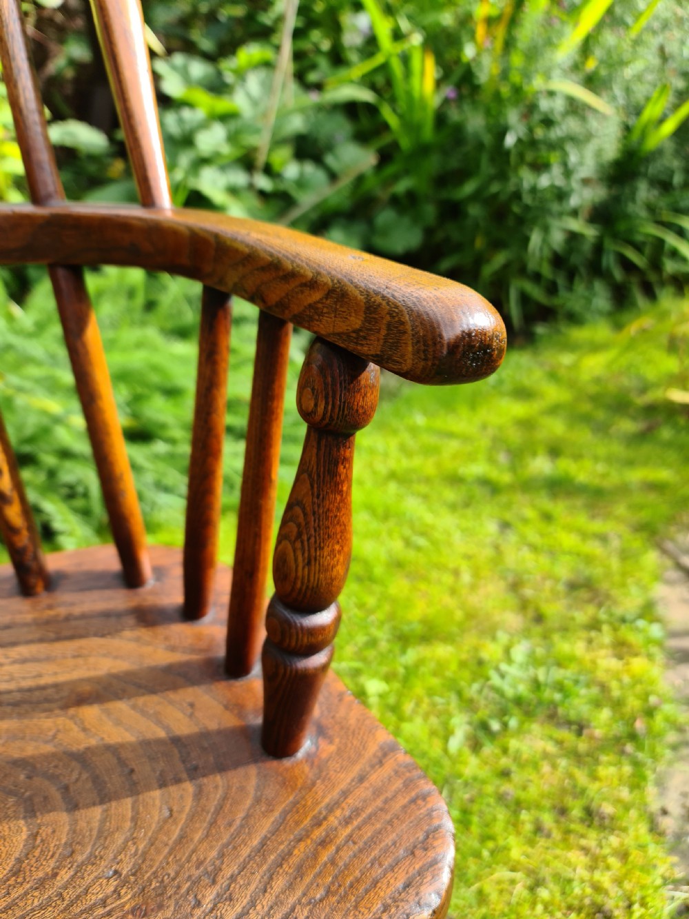 19th Century Ash and Elm Childs Windsor Chair View II