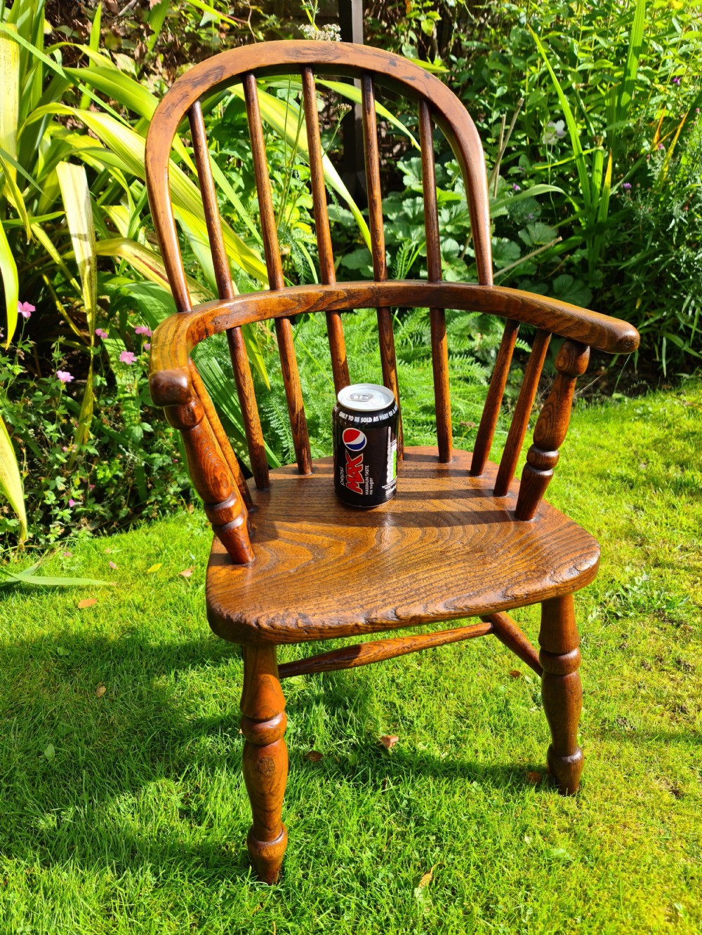 19th Century Ash and Elm Childs Windsor Chair View V