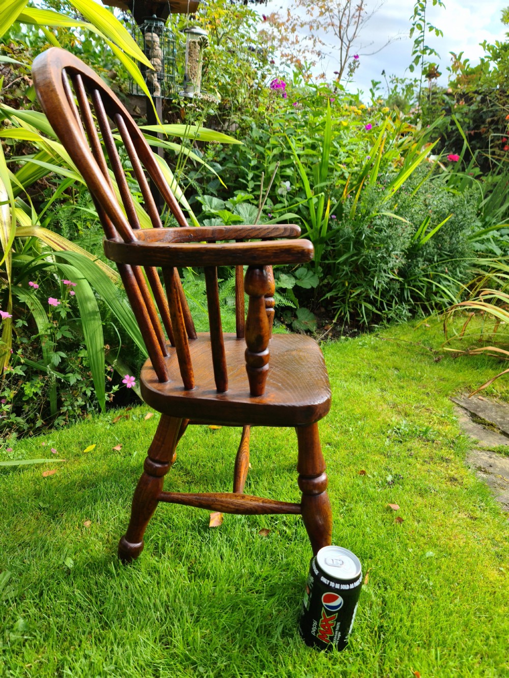 19th Century Ash and Elm Childs Windsor Chair View VI