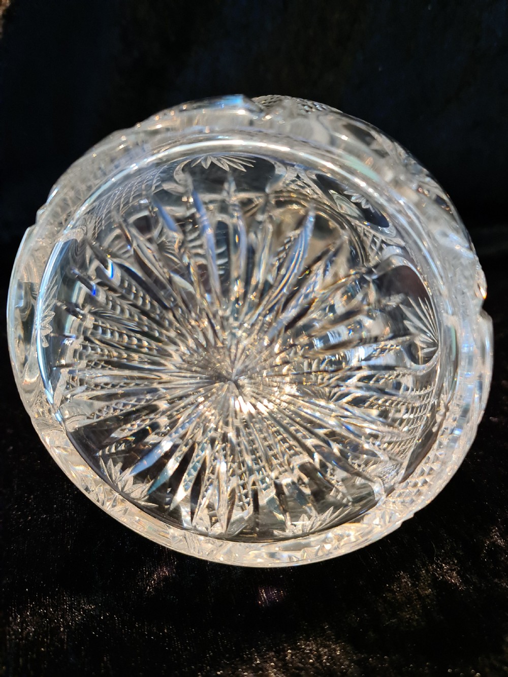 Richard Comyns Decanter with Silver Collar 1930 View VI
