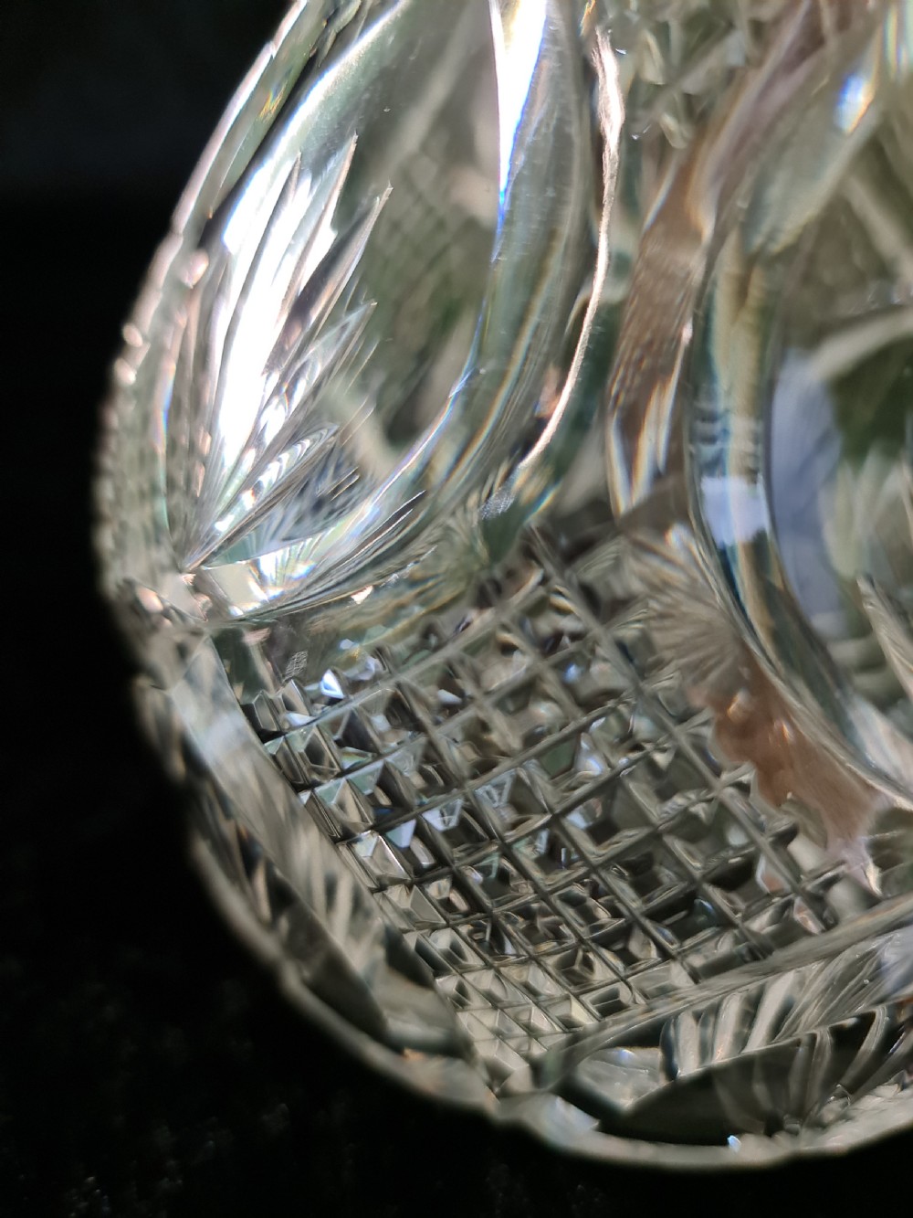 Richard Comyns Decanter with Silver Collar 1930 View IX