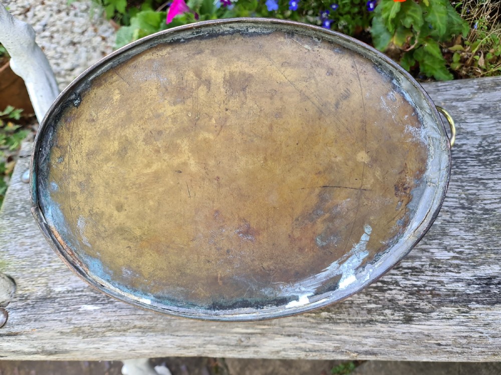 Early 19th Century Brass and Copper Flower Basket View V