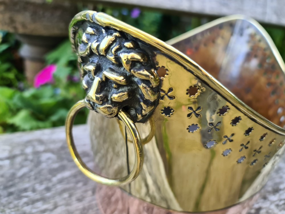 Early 19th Century Brass and Copper Flower Basket View VI
