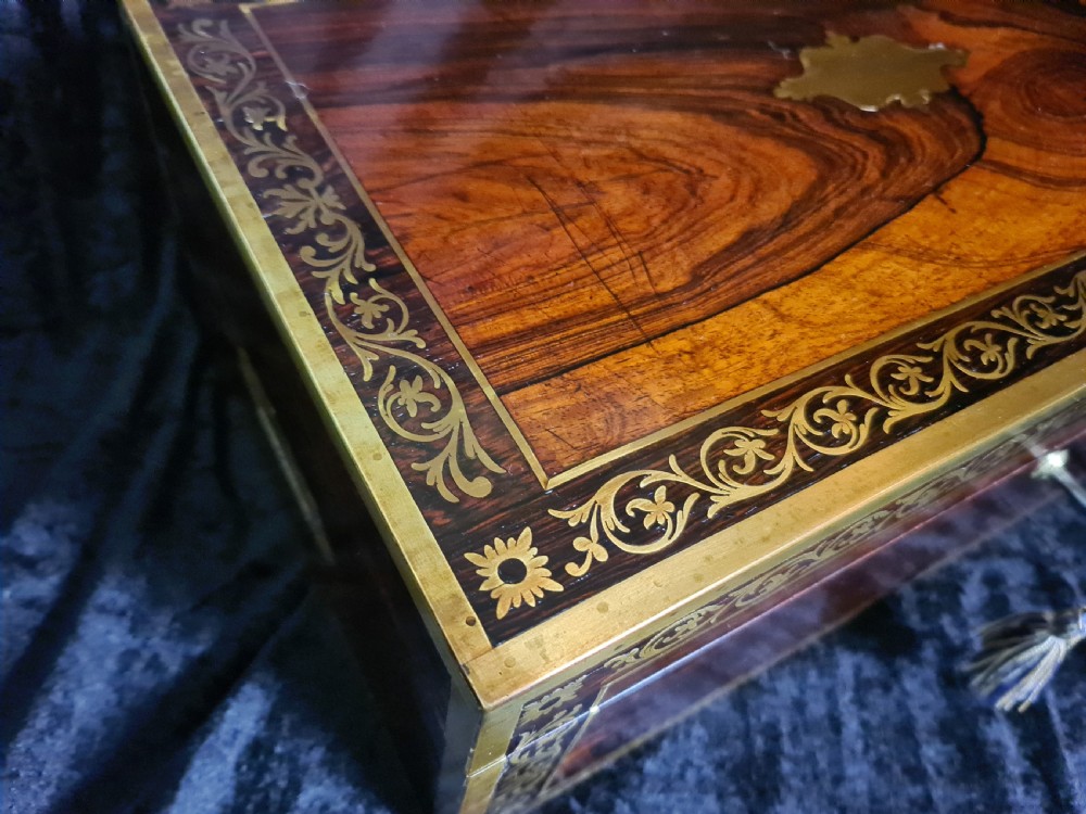 Superb George III Campaign Writing Slope View IV