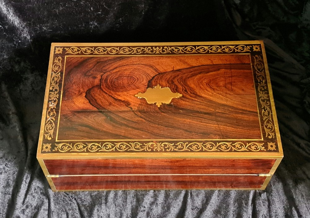 Superb George III Campaign Writing Slope View VII