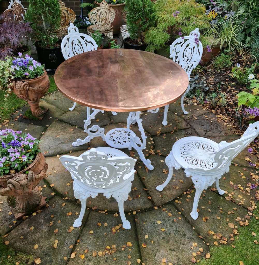 Wonderful Vintage Cast-iron Garden Set View II