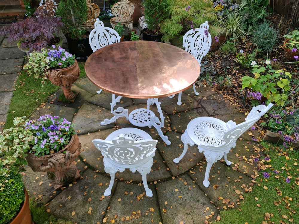 Wonderful Vintage Cast-iron Garden Set View X
