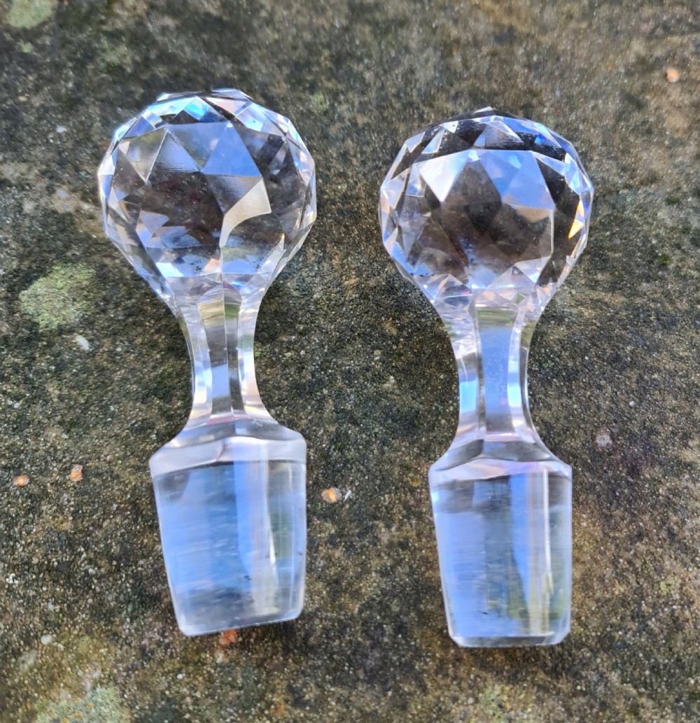 A Pair of Edwardian Wine Decanters View VI