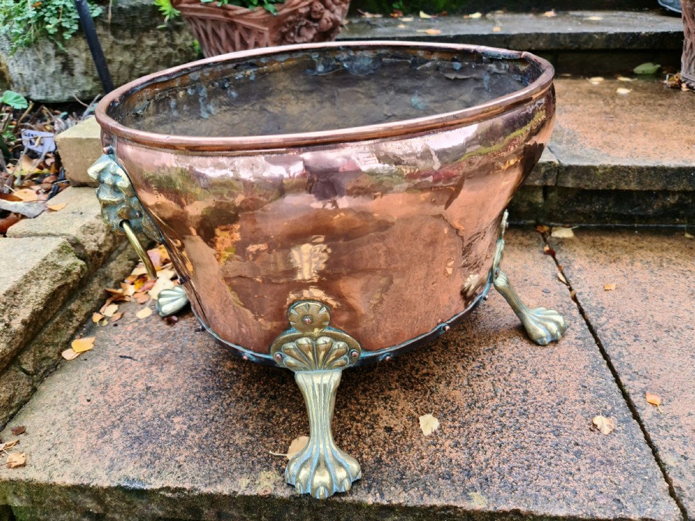 Good sized Early 19th Century Copper Jardiniere or Champagne Bucket View II