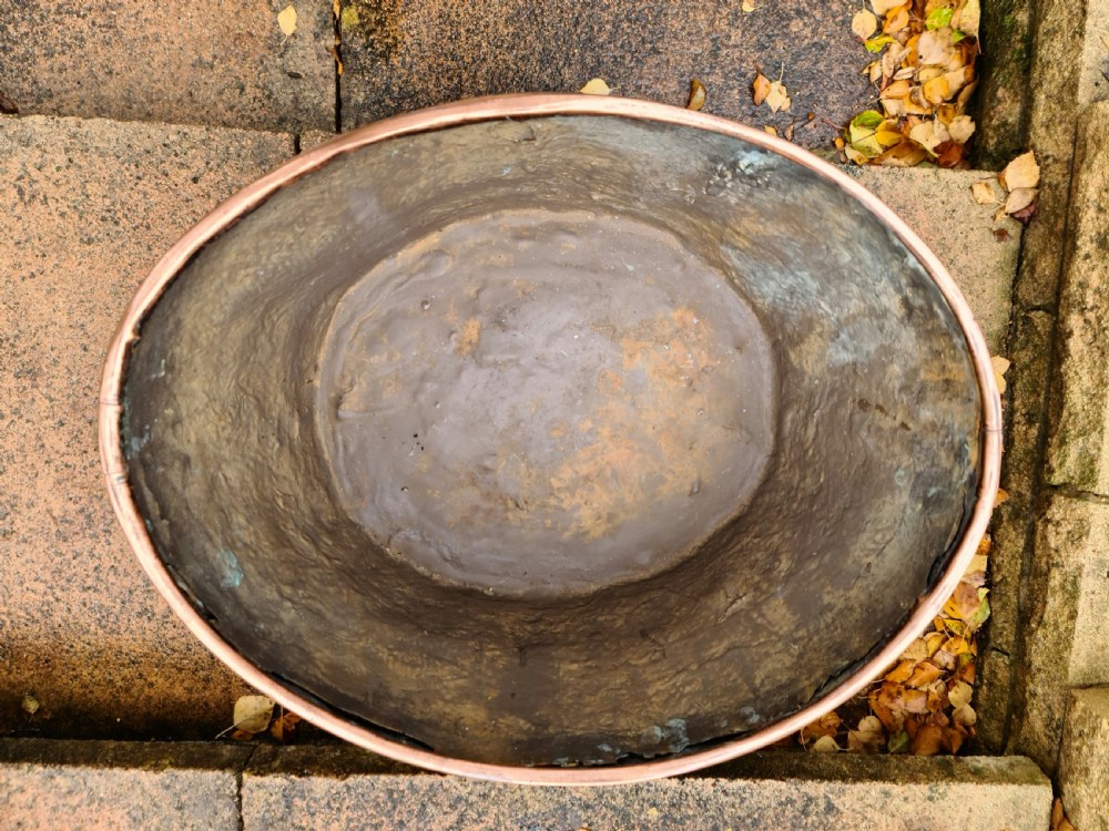 Good sized Early 19th Century Copper Jardiniere or Champagne Bucket View VII