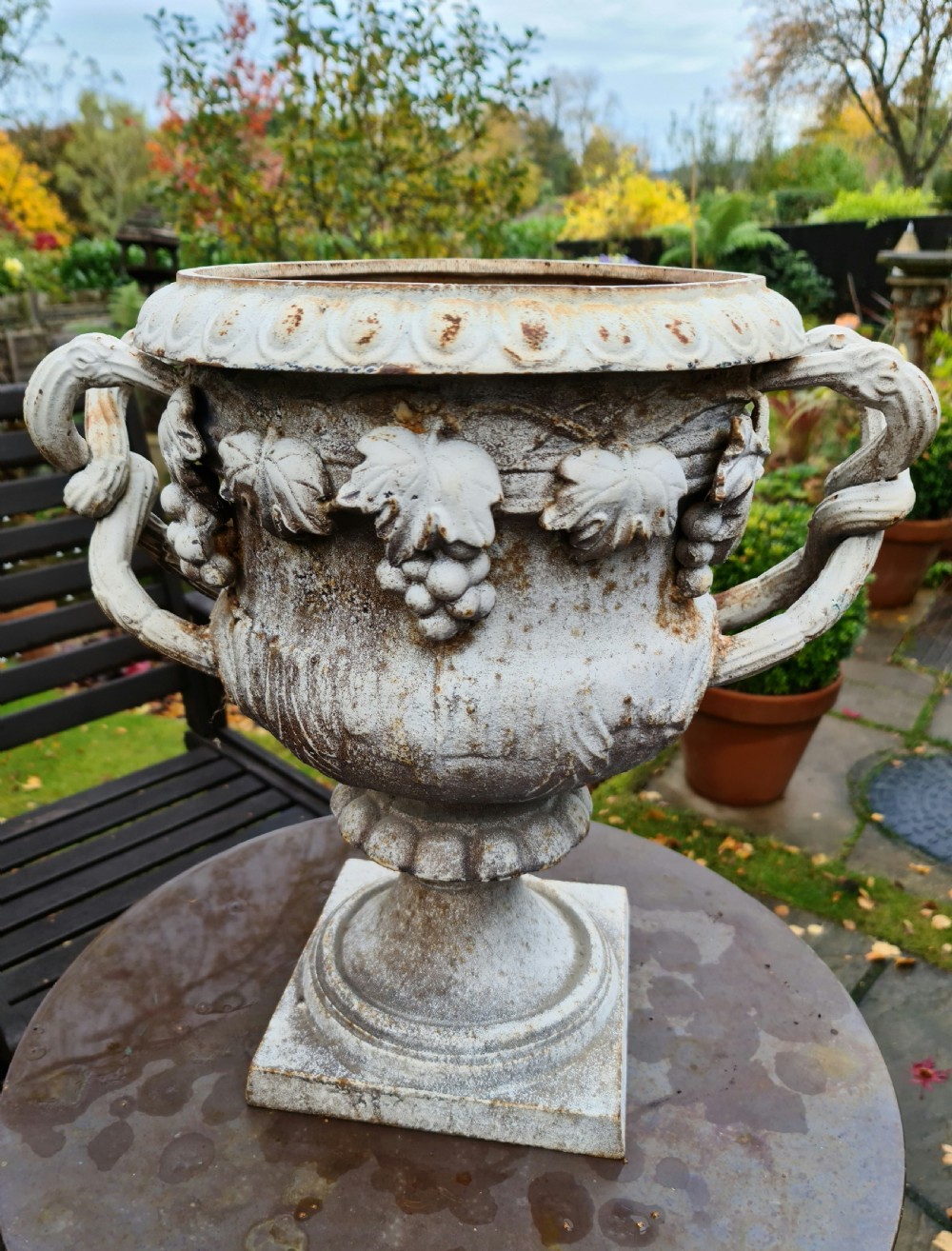 Early 19th Century Cast-iron Urn