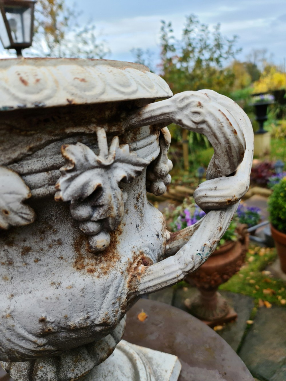 Early 19th Century Cast-iron Urn View II