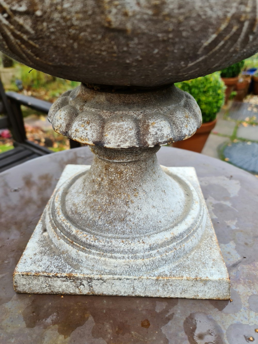 Early 19th Century Cast-iron Urn View III