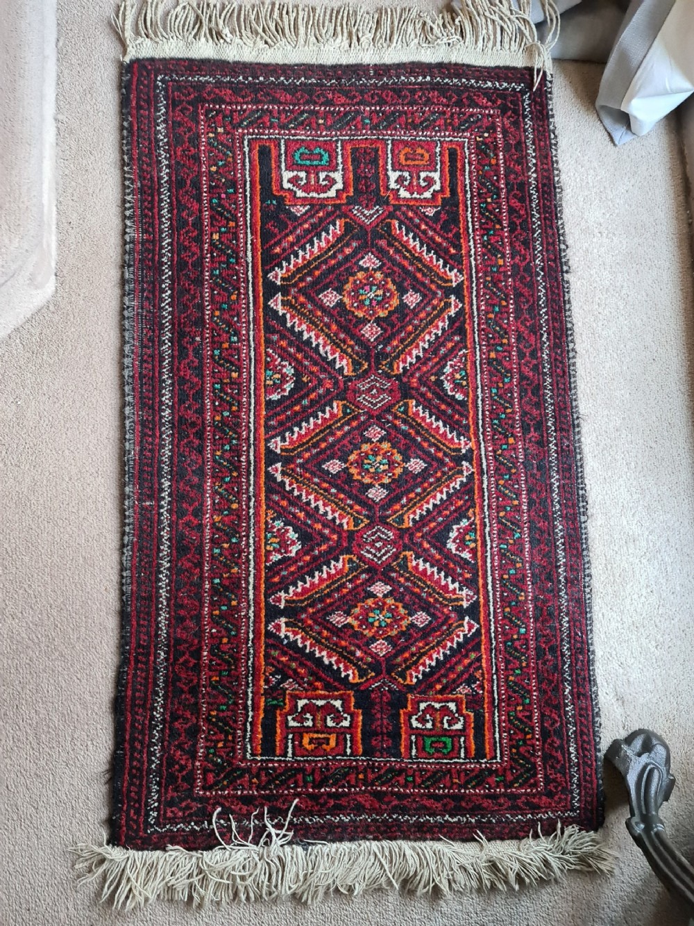 Small Heriz porch Rug