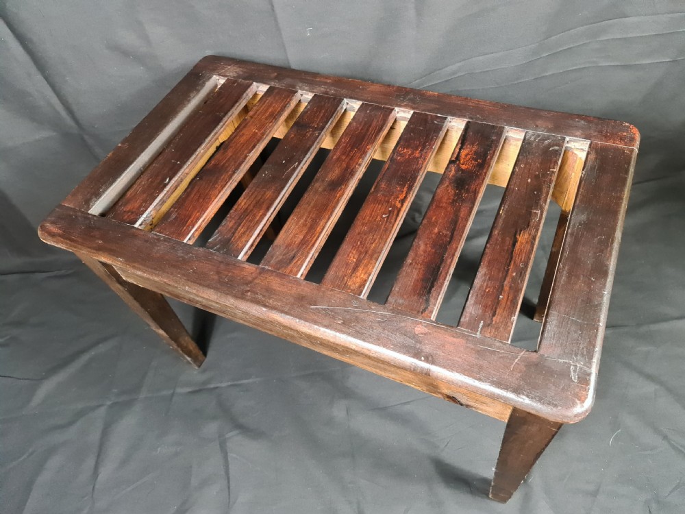 Antique Luggage Rack for Bedroom or Hall View II
