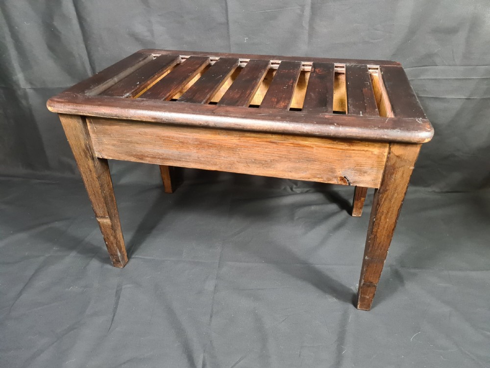 Antique Luggage Rack for Bedroom or Hall View IV