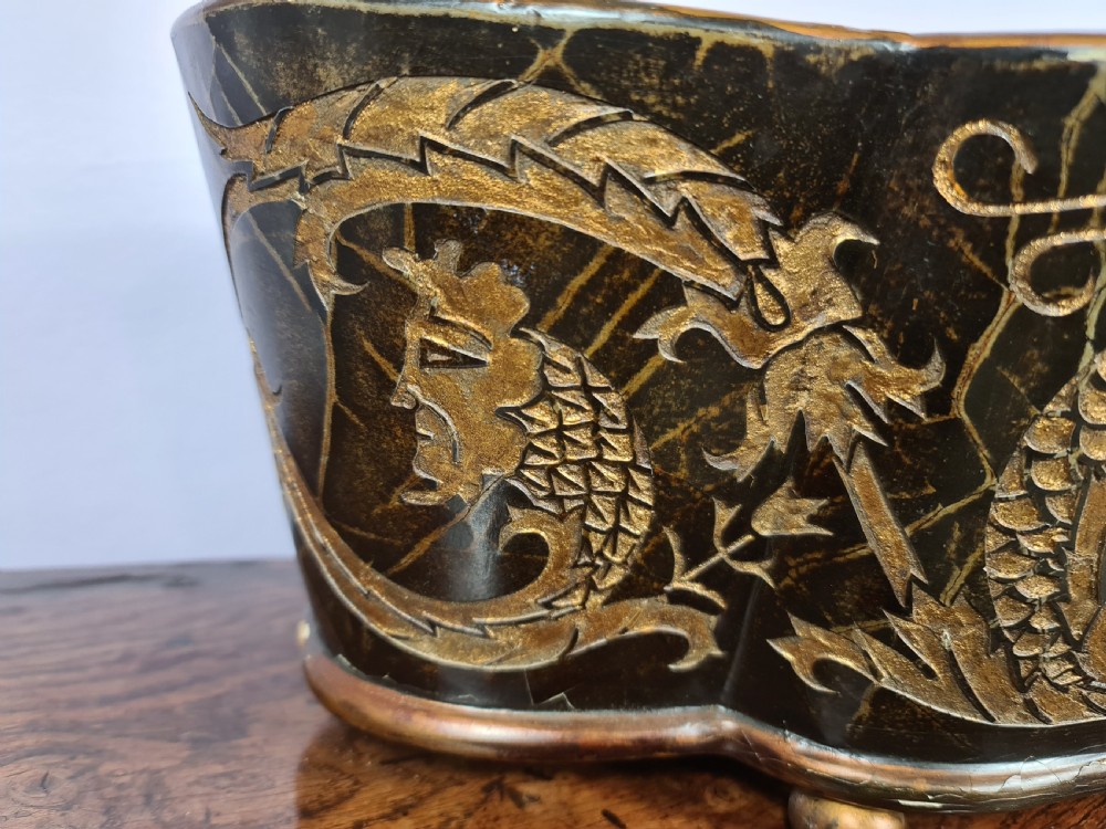 Vintage Papier Mache Jardiniere View III