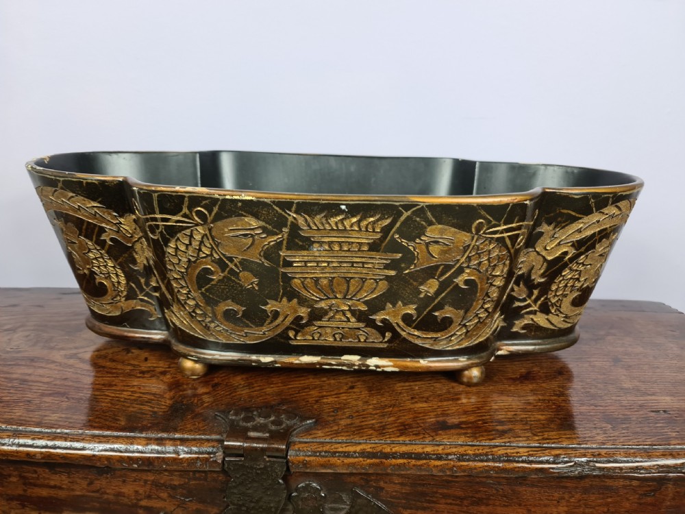 Vintage Papier Mache Jardiniere View VI