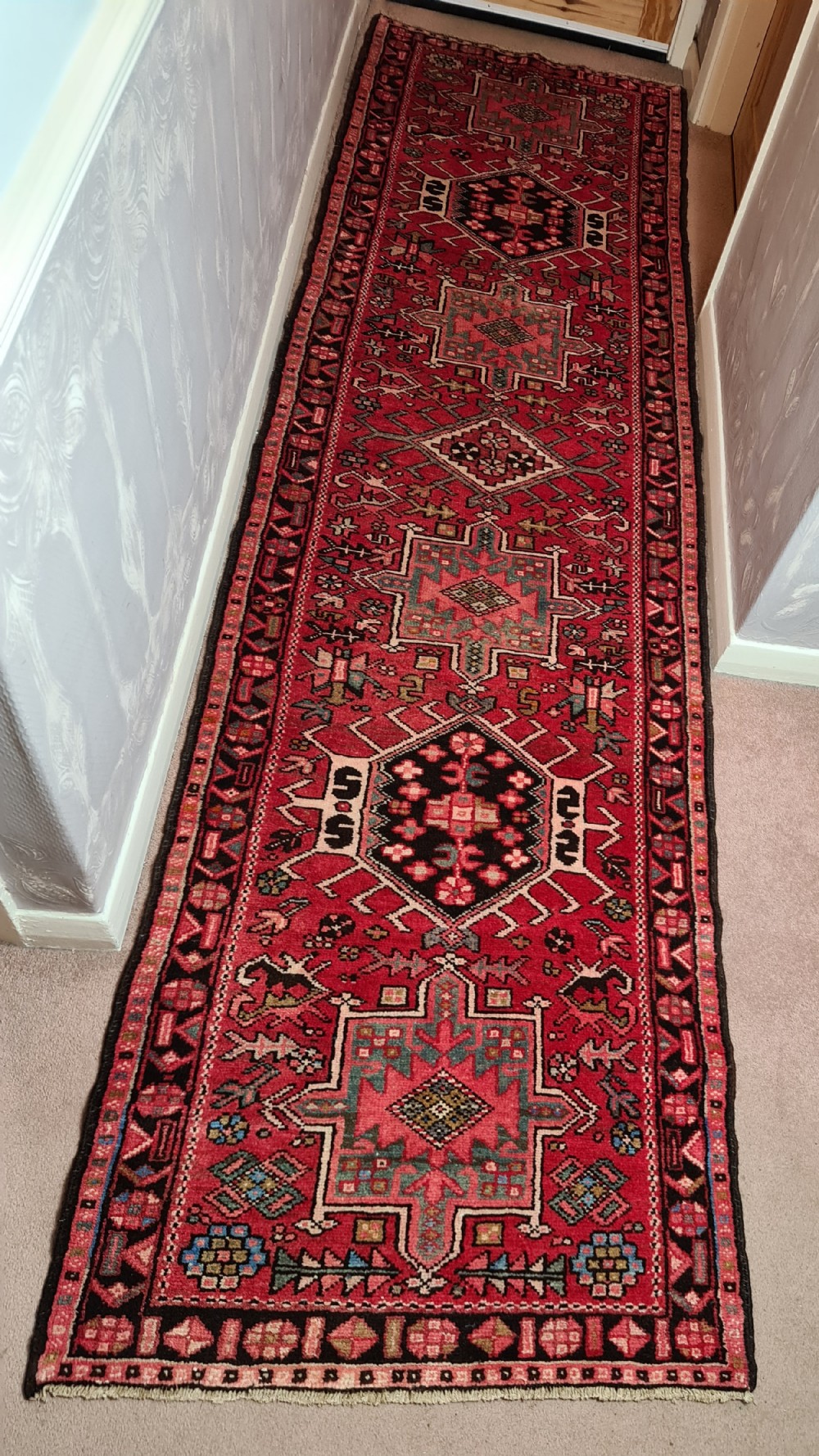 Beautiful Heriz Runner c1930