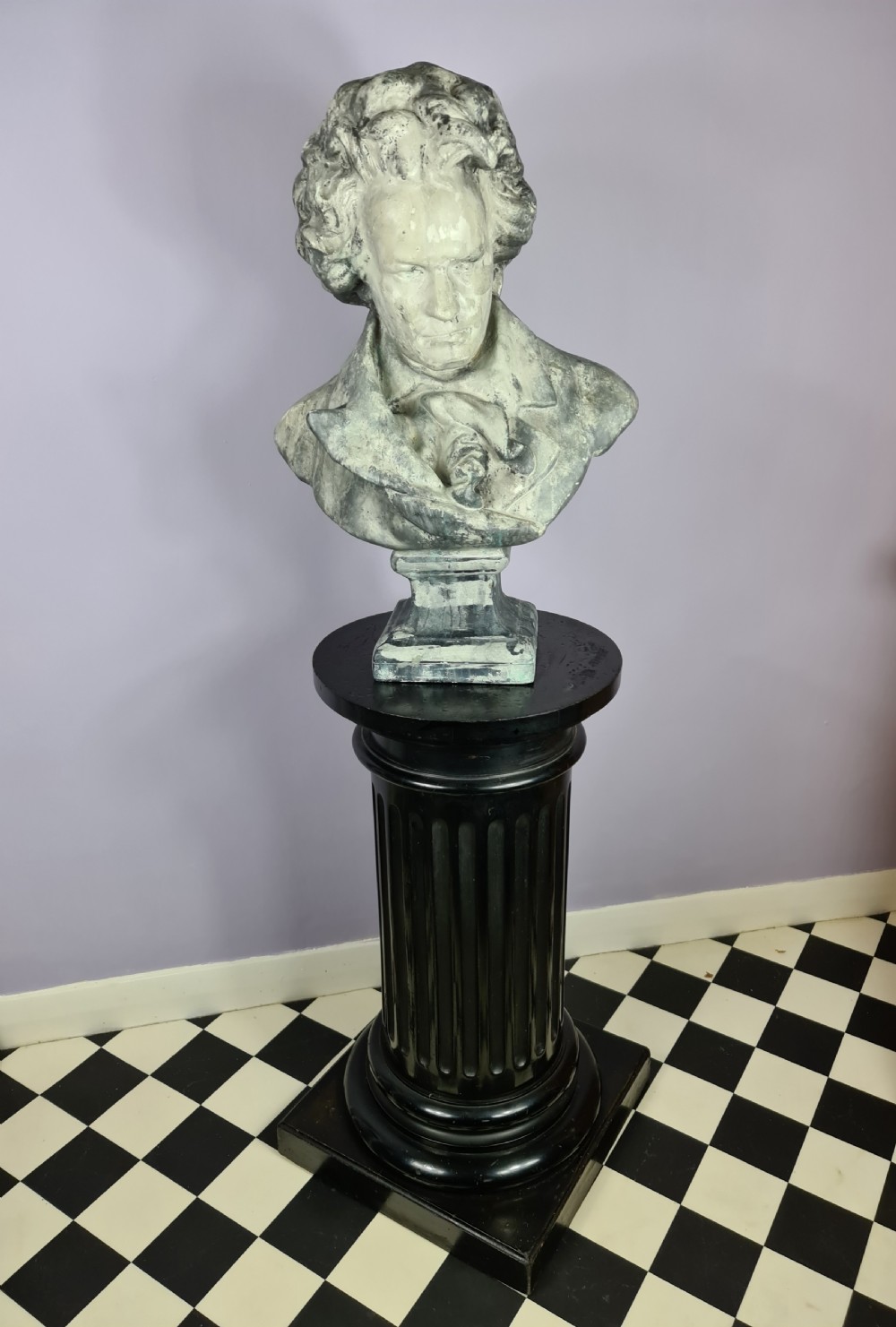Handsome 19th Century Ebonised Pedestal View VI