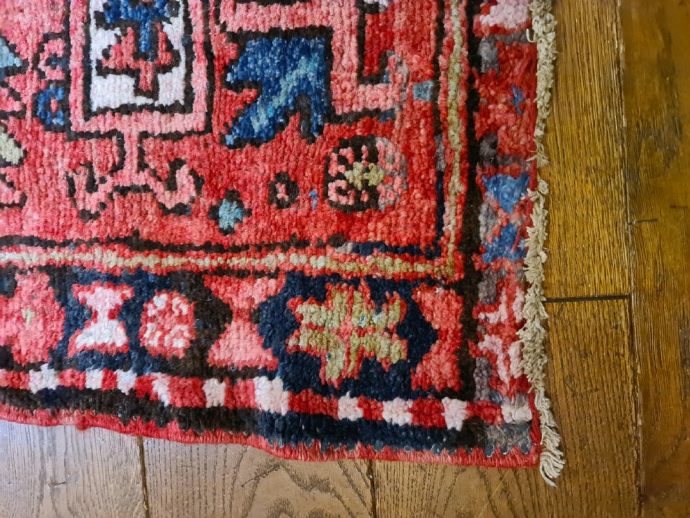 Wonderful Heriz Runner Circa 1900 View V