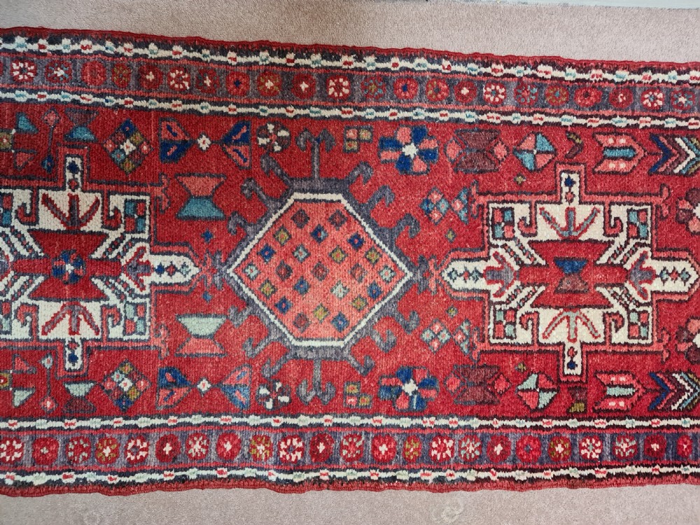 Well Proportioned Heriz Runner c1920 View IV
