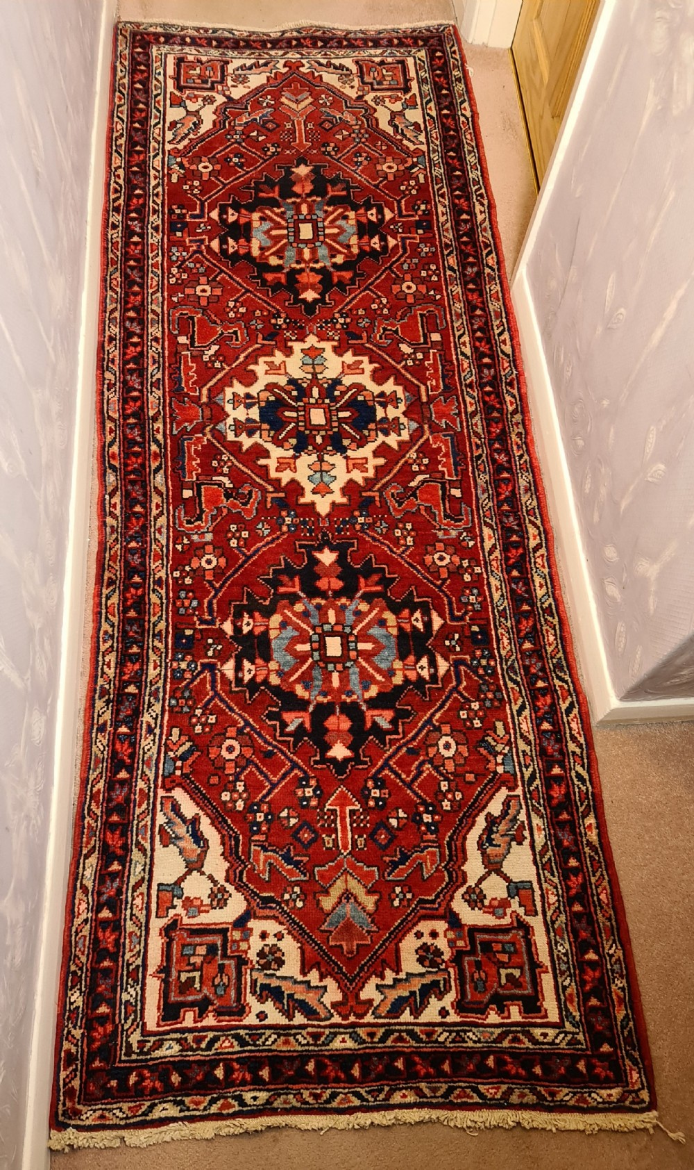 Well Proportioned Heriz Runner c1920
