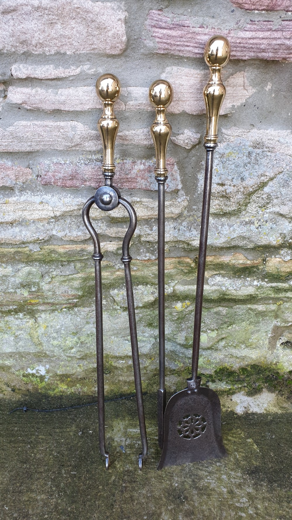 Quality set of 19th Century Steel Fire Irons View VII
